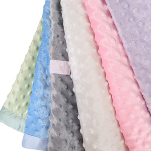 E017 <span class=keywords><strong>Couverture</strong></span> pour bébé <span class=keywords><strong>rose</strong></span> super douce en peluche <span class=keywords><strong>Minky</strong></span> réversible double couche CE en gros <span class=keywords><strong>Couverture</strong></span> pour bébé pas chère en peluche <span class=keywords><strong>Minky</strong></span> à pois - Product Image 2