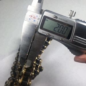 Piezas formadoras de motocicletas WANOU <span class=keywords><strong>Cadena</strong></span> de motocicleta <span class=keywords><strong>dorada</strong></span> 428H - Product Image 5