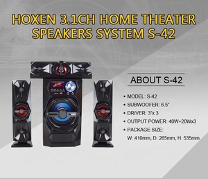 Loa Đa Phương Tiện Hoxen 3.1, Hệ Thống Loa Không Dây Tại Nhà Với Đèn Led Kỹ Thuật Số - Product Image 6