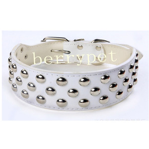 ปลอกคอสุนัขแบบหมุดตอกหมุด,อุปกรณ์สำหรับสัตว์เลี้ยงปลอกคอสุนัขขนาดใหญ่กลางปลอกคอเทอร์เรีย - Product Image 3