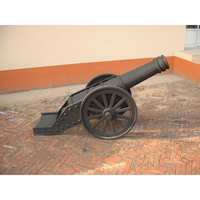 Canon en fonte Antique, modèle de créateur, 1 pièce