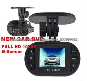 C600 nuevo dvr del coche del registrador de la cámara HD 1080P con el G-Sensor 1.5 "TFT LCD LED 12 luces del IR 4 veces el zoom