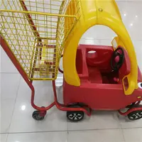 Chariot de supermarché pour enfants, chariot à roulettes