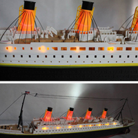 Modèle de bateau Titanic RC NQD 757-4020 1:325 Sea Grand Cruise Ship High Simulation RC Titanic Toy Boat
