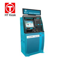 Borne interactive multifonctionnelle 17-19 pouces avec écran tactile, distributeur de billets, coffre-fort, lecteur de cartes ATM, terminal libre-service SDK sur pied