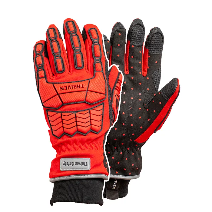 heavy duty waterproof high performance impact gloves mechanic gloves work safety gloves