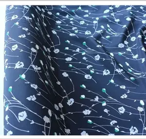 Customized Pattern Silk Crepe De Chine Fabric Soie Of Design