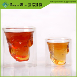 Elegante doppia parete di vetro di colpo, colpo della <span class=keywords><strong>vodka</strong></span> occhiali all'ingrosso - Product Image 2