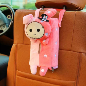 Personalizzato auto decorazione appesa <span class=keywords><strong>peluche</strong></span> panda animale auto <span class=keywords><strong>peluche</strong></span> titolare della scatola del tessuto - Product Image 3