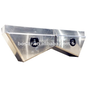 Boîte à outils en aluminium à plaque plate de taille personnalisée OEM Boîte Ute étanche avec serrure de remorque Protection de <span class=keywords><strong>camion</strong></span> sous <span class=keywords><strong>plateau</strong></span> - Product Image 4