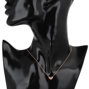Collar con Colgante de Corazón Estilo OL en Oro Rosa, Venta al por Mayor, Joyería de Moda para Mujer, Bodas y Fiestas, Alta Calidad N099 N100 - Product Image 2