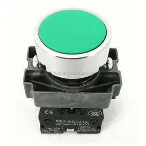 Interruptor de botão de pressão ZB2-BE102C, uso para todos os xb2 nc