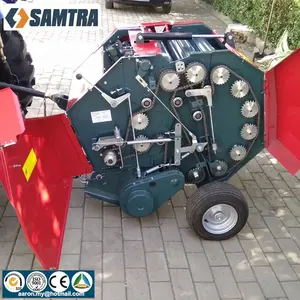 Traktör PTO sürücü Mini silaj çim yem yuvarlak saman balya