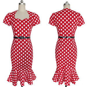 Delle donne 50 s 60 s Formale o Informale Partito Vestito Aderente Donna Abiti Nuova Estate 2016 - Product Image 1