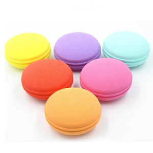 Mixeur cosmétique macaron, éponge <span class=keywords><strong>de</strong></span> maquillage, beauté naturelle - Product Image 1