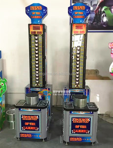 Máquina Arcade Personalizable King of the Hammer, Máquina <span class=keywords><strong>de</strong></span> Juego <span class=keywords><strong>de</strong></span> Prueba <span class=keywords><strong>de</strong></span> Fuerza que Funciona con Monedas, con Luz LED para Locales Comerciales - Product Image 6