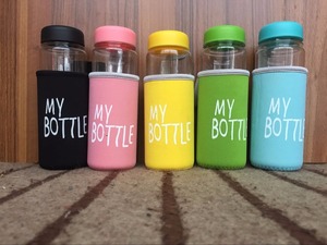 Personalizada su logo 500 ml de agua de plástico de moda Mi <span class=keywords><strong>bo</strong></span> ttle <span class=keywords><strong>bo</strong></span> ttle con bolsa - Product Image 1