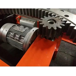 Electric <strong>rotating</strong> scissor <strong>lift</strong> <strong>table</strong> motor SLWCT 1000kg powered ce 12 months ral1023 tracffic yellow - Product Image 6