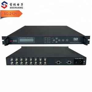 SC-2125 chengdu sochuang ip headend broadcast equipment digital receiver ip tv headend hd receiver rf to ip converter