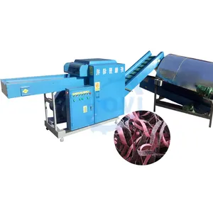 Waste clothes shredder crusher cutting machine clothes fabric shredder machine