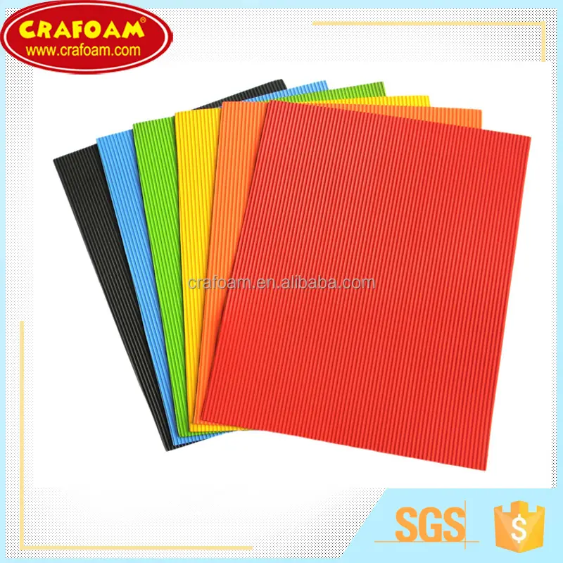 color eva foam, strip textured eva foam sheet,closed cell corrugated eva foamy