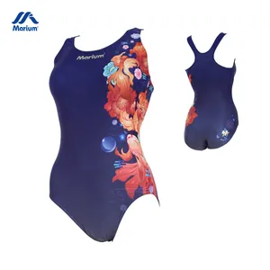 One Piece Swimming Wear Women Swimsuits Open Swimwear Goldfish Beachwear