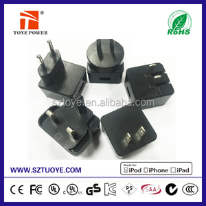 TUV aprobado usb cargador de LA <span class=keywords><strong>UE</strong></span>/UK plug con salida de <span class=keywords><strong>5</strong></span> v <span class=keywords><strong>0</strong></span>.<span class=keywords><strong>5</strong></span> a - Product Image 3
