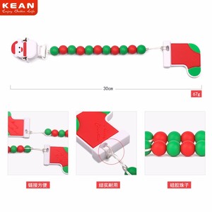 SANS BPA de Qualité Alimentaire Silicone <span class=keywords><strong>Sucette</strong></span> Clip, Attache Tétine Clip Pour Bébé de <span class=keywords><strong>Dentition</strong></span> - Product Image 5