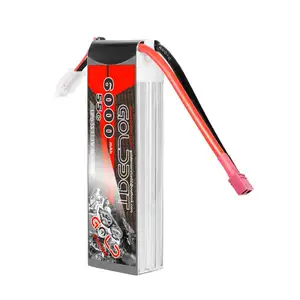 Battery Rc Car High Capacity 2S 3S 4S 5S 6S 6000mah Rechargeable Lipo Battery Hobby Rc Car