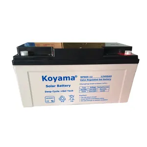 Deep Cycle Rechargeable 12V65Ah Solar Energy Storage Gel Battery With Discount