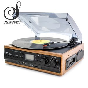 Doss — plateau d'enregistrement en <span class=keywords><strong>vinyle</strong></span> LP, <span class=keywords><strong>lecteur</strong></span> <span class=keywords><strong>de</strong></span> Cassette AM Radio FM, USB, SD, avec télécommande, haut-parleur intégré, auxiliaire - Product Image 1