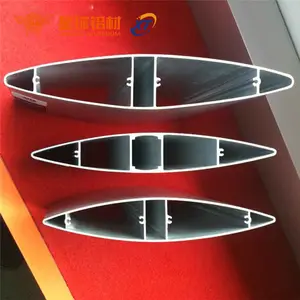 Aluminium profiles extrusion aluminum airfoil louver profile section , airfoil blade , aluminum airfoil