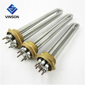 3KW/4。5KW/6KW/9KW/12KW 1.5 Inch Brass Thread Heating TubeためEngineer Water Tank/Solar Energy、Immersion Water Heating Element - Product Image 6