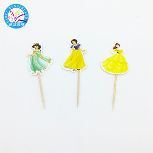 Nuove idee di prodotto 2019 Delle Ragazze di compleanno decorazione del partito del fumetto della principessa nuovi prodotti rifornimenti del partito cake topper - Product Image 6