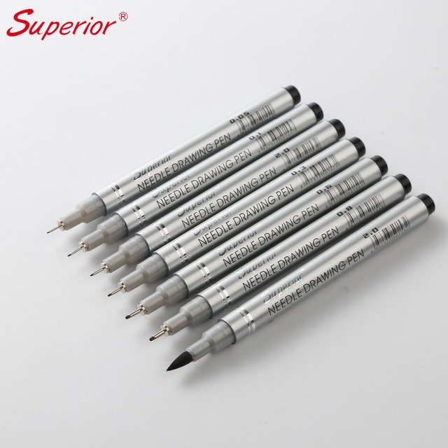 Superior Technical Waterproof Fine Line Painting Pen for Engineering Drawing with High Quality Artist Level