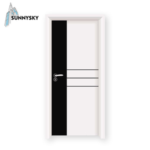 Fornitura diretta in fabbrica elegante <span class=keywords><strong>laccato</strong></span> <span class=keywords><strong>bianco</strong></span> <span class=keywords><strong>mdf</strong></span> legno impiallacciatura interna a filo arco in legno progetta porte - Product Image 4