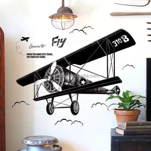 Adesivo <span class=keywords><strong>da</strong></span> <span class=keywords><strong>parete</strong></span> in PVC per elicottero 3D per la decorazione della <span class=keywords><strong>camera</strong></span> <span class=keywords><strong>da</strong></span> <span class=keywords><strong>letto</strong></span> per bambini - Product Image 1