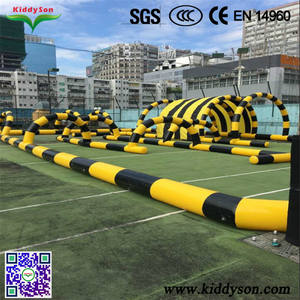 Barriera Gonfiabile Rinforzata, Recinzione Gonfiabile per Auto a Scontro, Pista da Corsa per Auto Telecomandate - Product Image 4