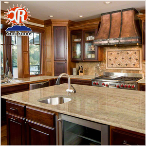 Encimera de Cocina de Granito Amarillo Kashmir Gold Bullnose, Muy Buena - Product Image 5