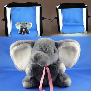 Mini <span class=keywords><strong>caja</strong></span> de luz profesional para estudio fotográfico, <span class=keywords><strong>caja</strong></span> de luz portátil para joyería, 40x40cm, 50x50cm, 60x60cm, color blanco y negro - Product Image 5