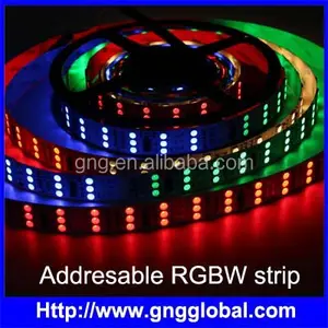 Hihg quality addressable rgb pixel, wrgb led strip SMD 5050 addressable strip for Decroration Lighting Project