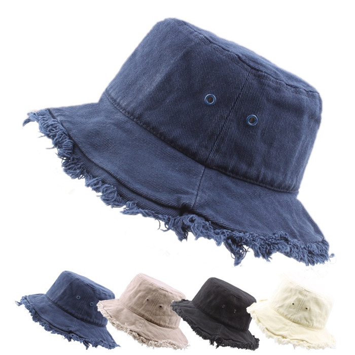 Небольшой заказ, принимаются потертые Панамы из джинсовой ткани