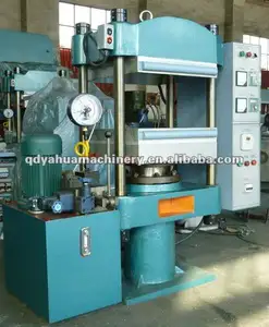 plc controle hydraulische rubber producten vulcaniseren pers/manueel duwen- pull modus vulcanizer/rubber mat en o- ring making machine