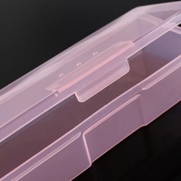 Offre Spéciale meilleur prix cosmétique visage en plastique boîte de rangement démaquillant coton tampons boîte limes à ongles strass boîte de Collection