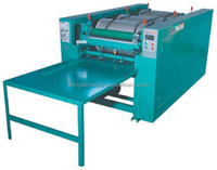 Machine d'impression de sacs tissés en PP multicolores semi-automatique à grande vitesse de qualité supérieure avec cadre bleu pour usine commerciale