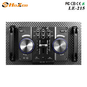 2018 Hot Bán xách tay 15 inch kép hoạt động loa siêu trầm loa với RGB <span class=keywords><strong>LED</strong></span> chiếu sáng bánh xe cho máy tính điện thoại di động ngoài trời - Product Image 5