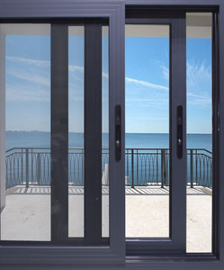 Finestre Scorrevoli Doppie in Alluminio Nero con Doppio Vetro per Abitazioni - Product Image 4