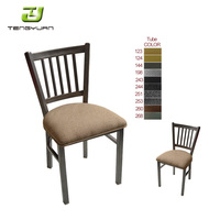 Tables et chaises de restaurant contemporaines en métal usagées pour hôtel, maison, bar et salon