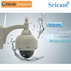 Sricam SP015 저렴한 팬 틸트 돔 방수 P2P 무선 Wifi IP 야외 300 메가 픽셀 카메라