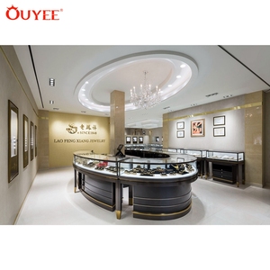 Idées De Design d'intérieur Bijoux Vitrine Diamant Or Miroir Vitrine De Bijoux Pour La Décoration De Magasin